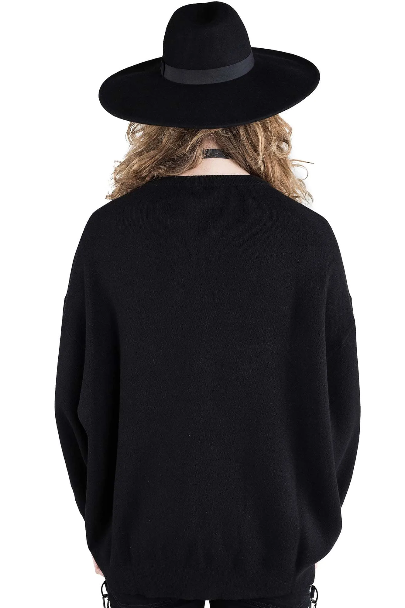 Anti People Batwing Knit Sweater - Resurrect