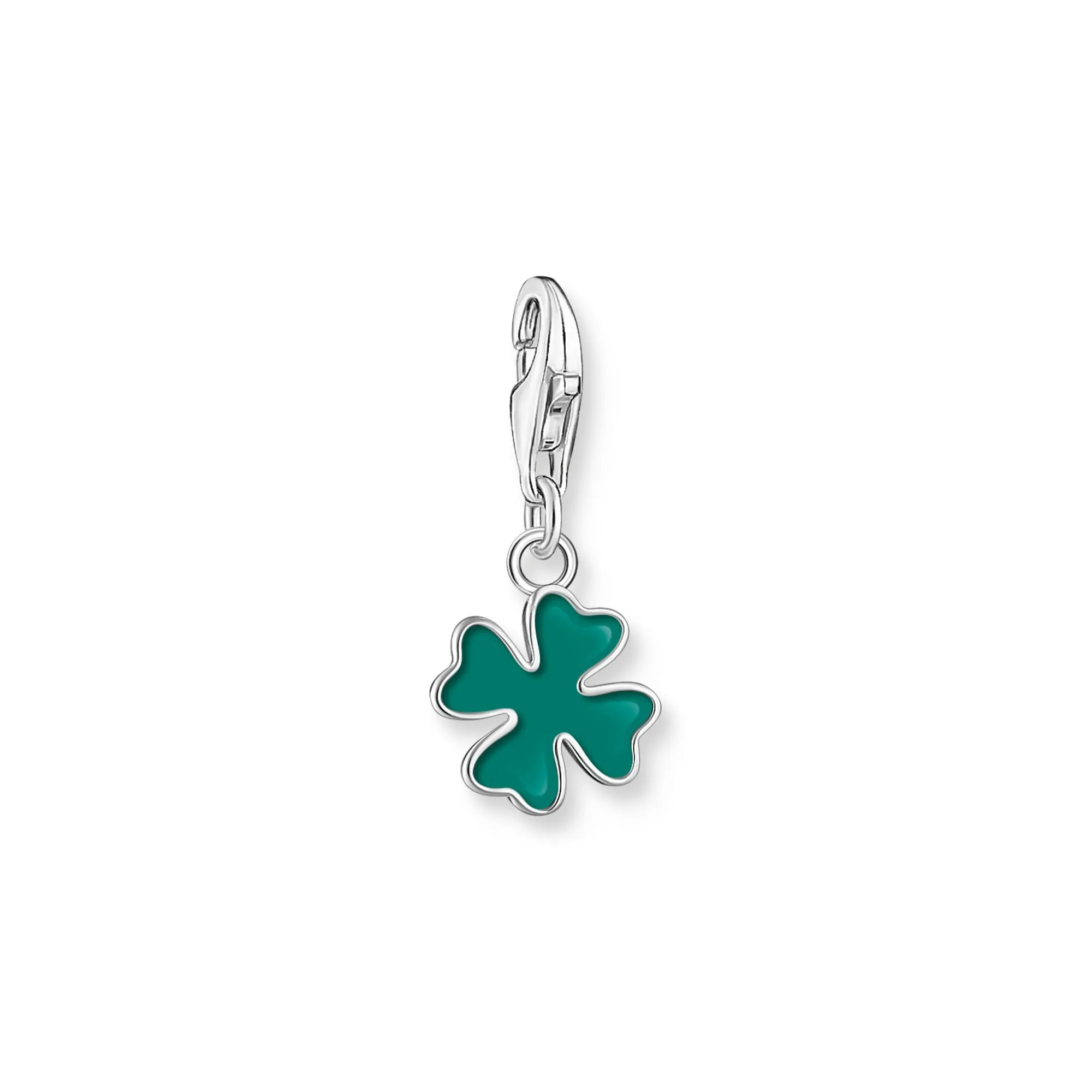 Charm Pendant cloverleaf silver