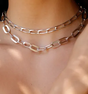 Chunky Chain Choker Necklace