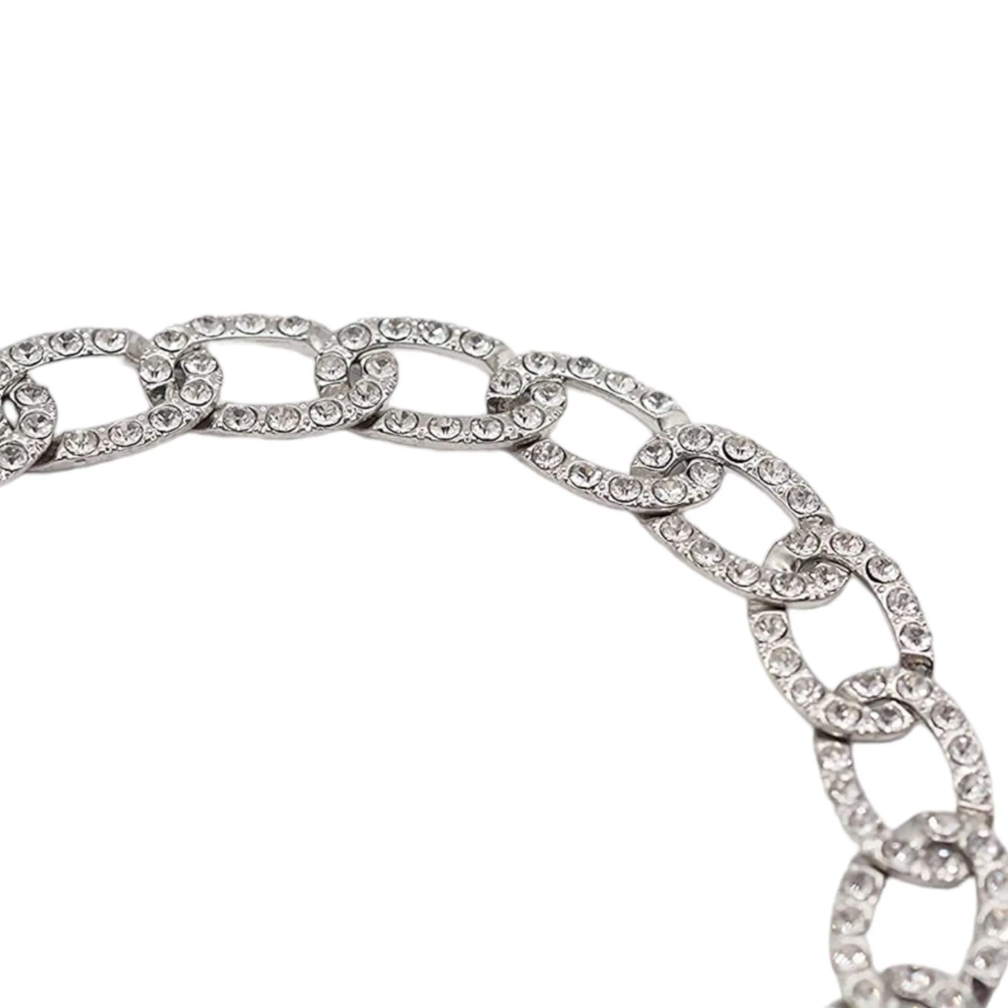 Chunky Cuban Chain Diamond Choker Necklace