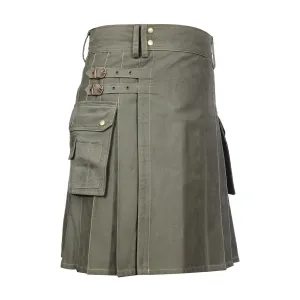 Classic Men Utility Kilt Heavy Cotton