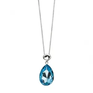 Elements Silver Aquamarine Swarovski Crystal Pendant With Fancy Bale P3215TZ364N192