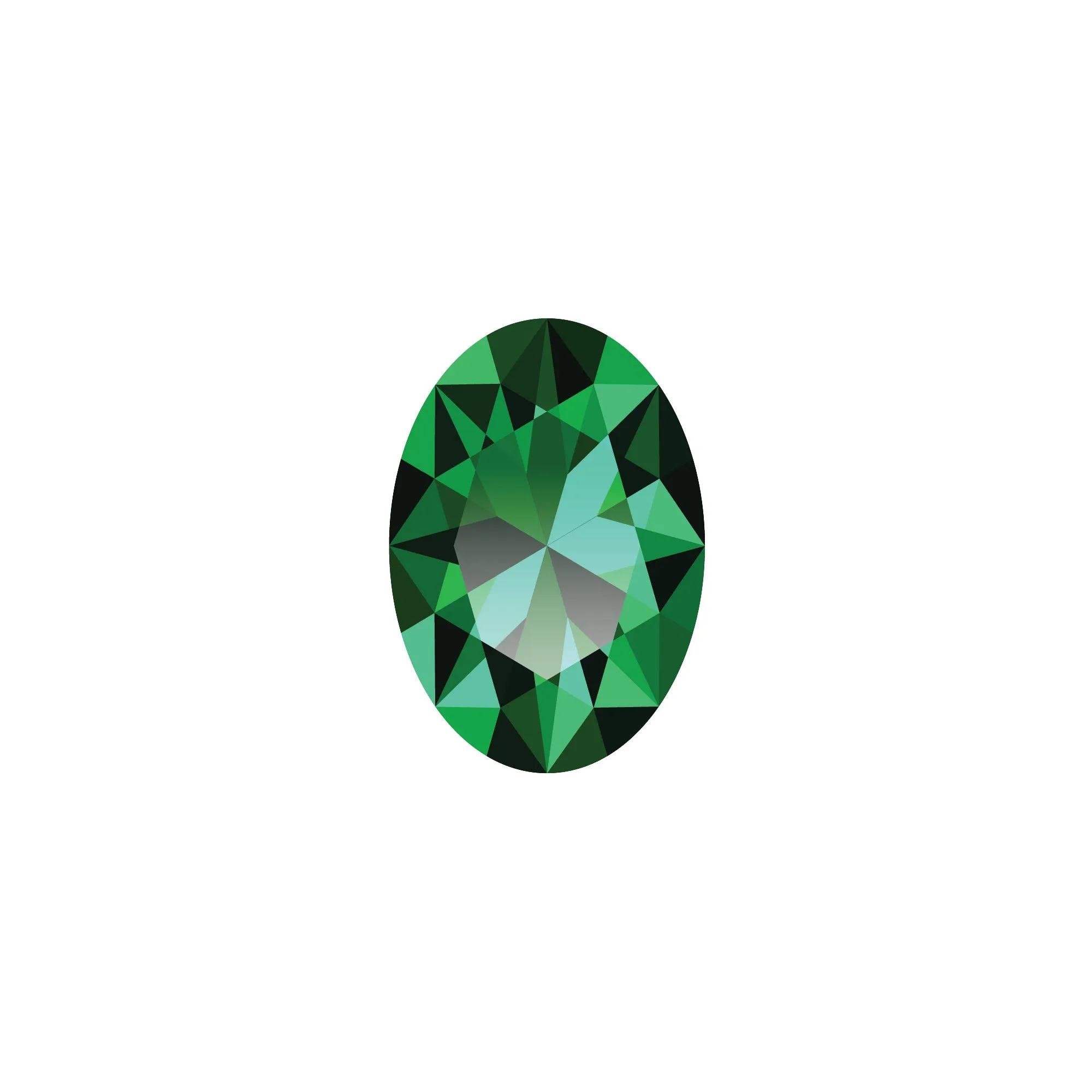 Emerald Gemstone Oval Cut