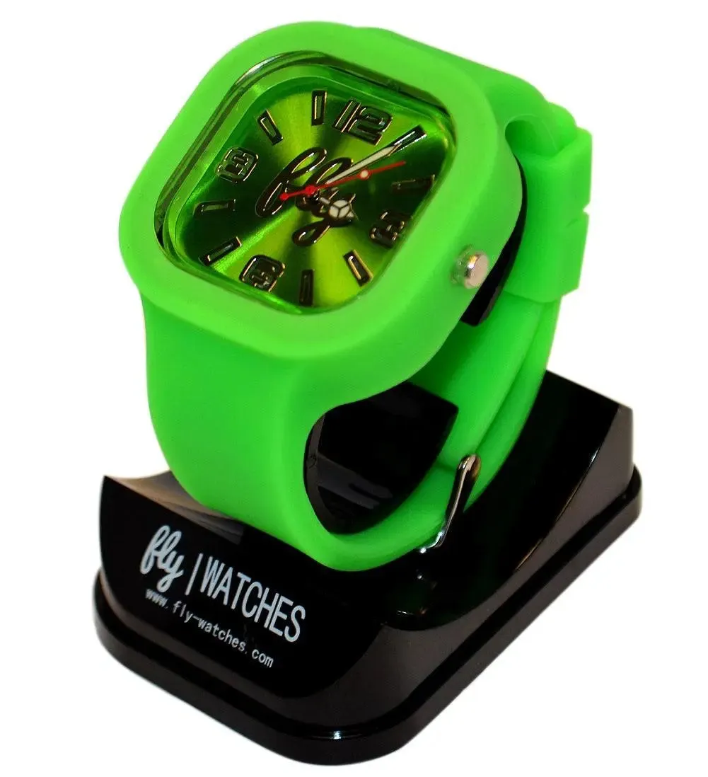 Fly Glamorous Green LED Watch