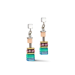 GeoCUBE® Candy earrings multicolour spring