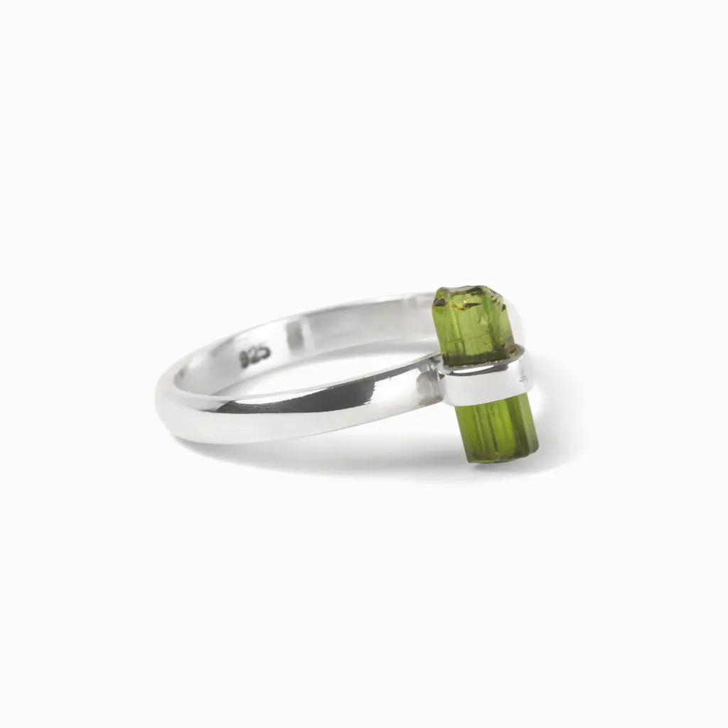 Green Tourmaline Ring