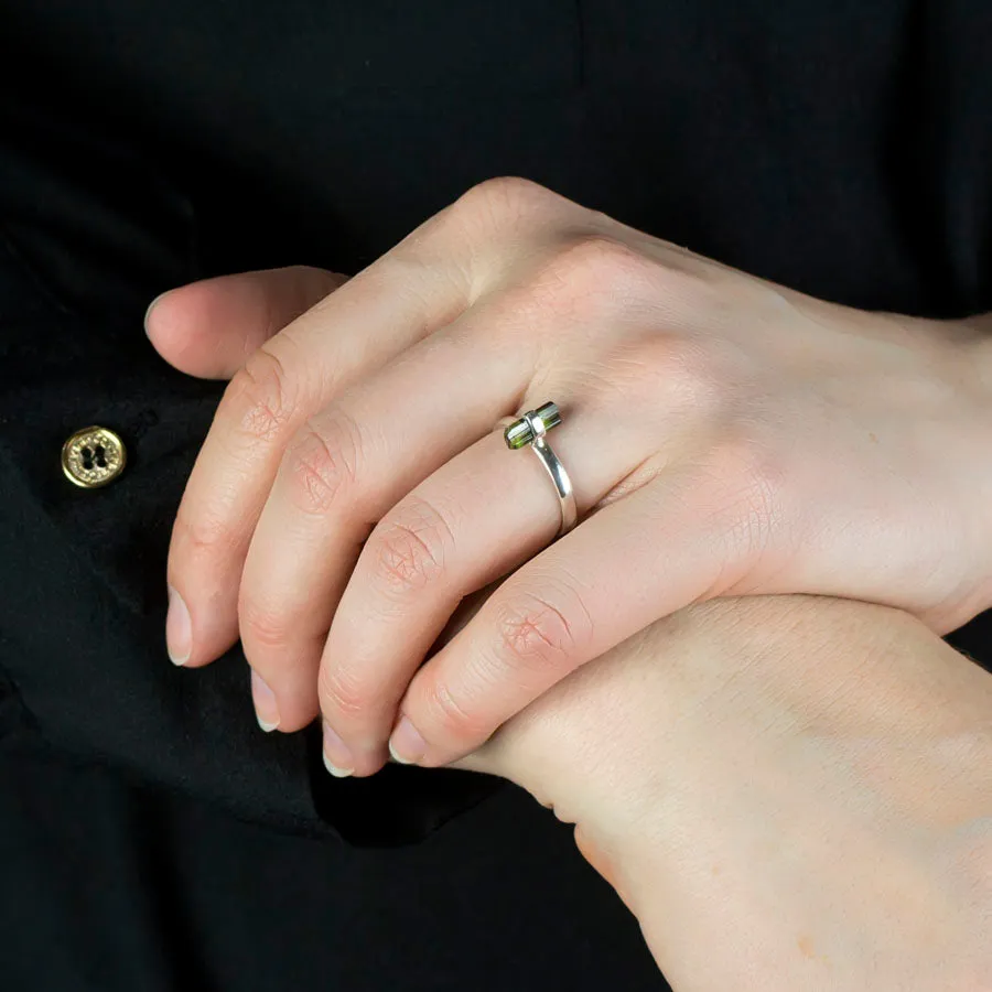 Green Tourmaline Ring