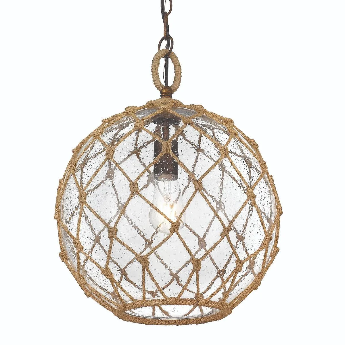 Haddoc Pendant Light 14 in. Gold Finish