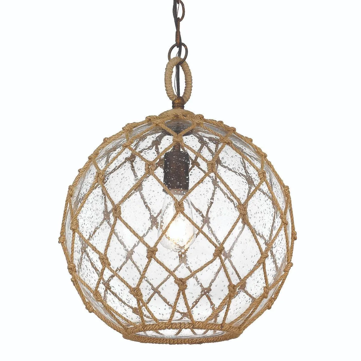 Haddoc Pendant Light 14 in. Gold Finish