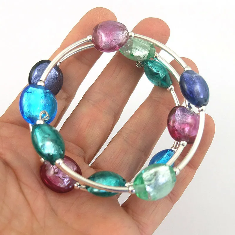 jewel sparkle slinky bracelet