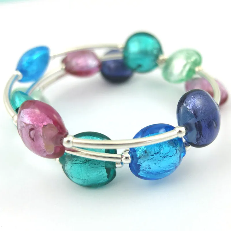 jewel sparkle slinky bracelet