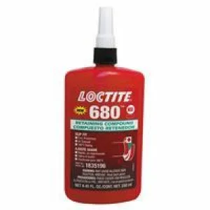 Loctite 1835196 680 Retaining Compound, 250 mL Bottle, Green, 4,000 psi (10 EA)