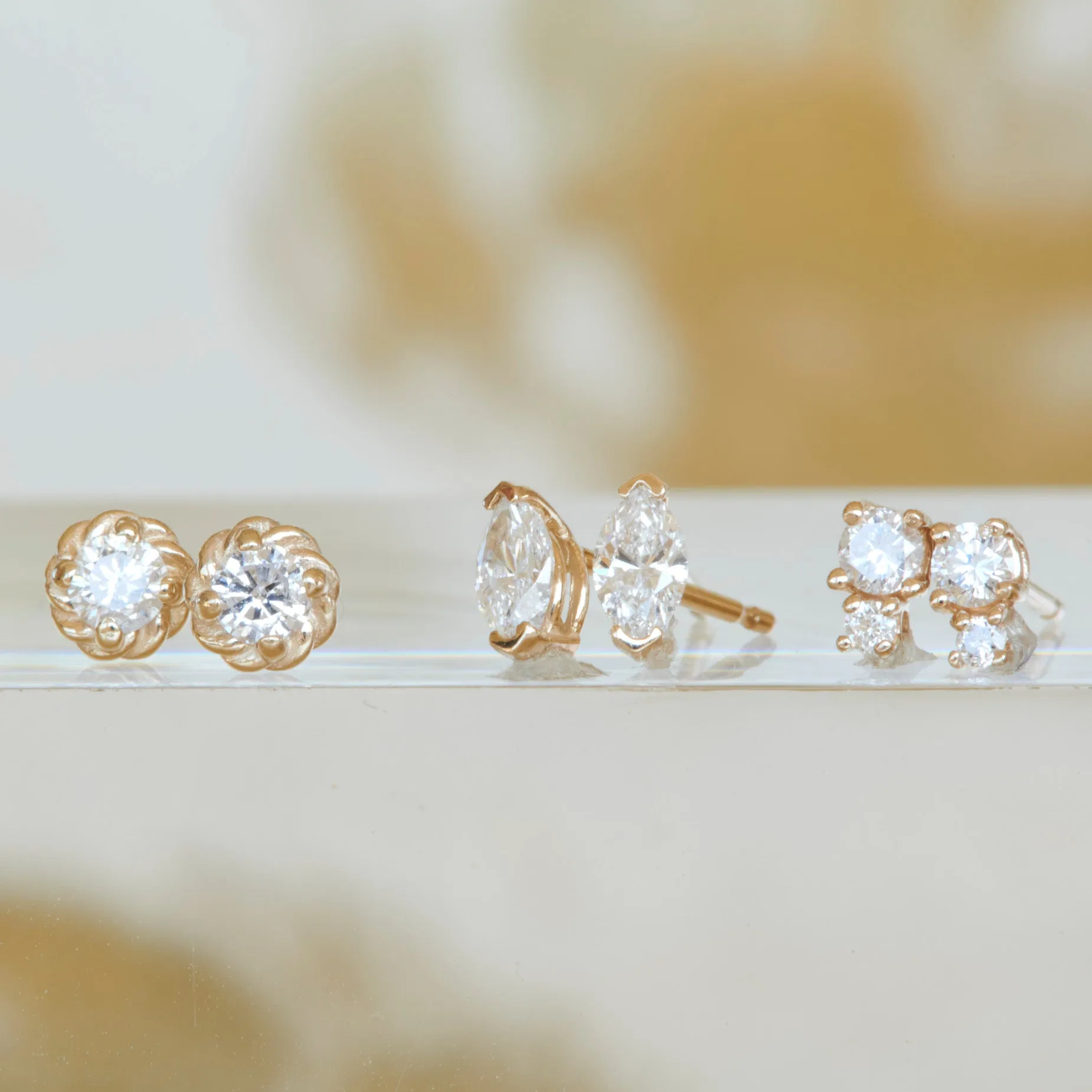 Marquise Wink Studs