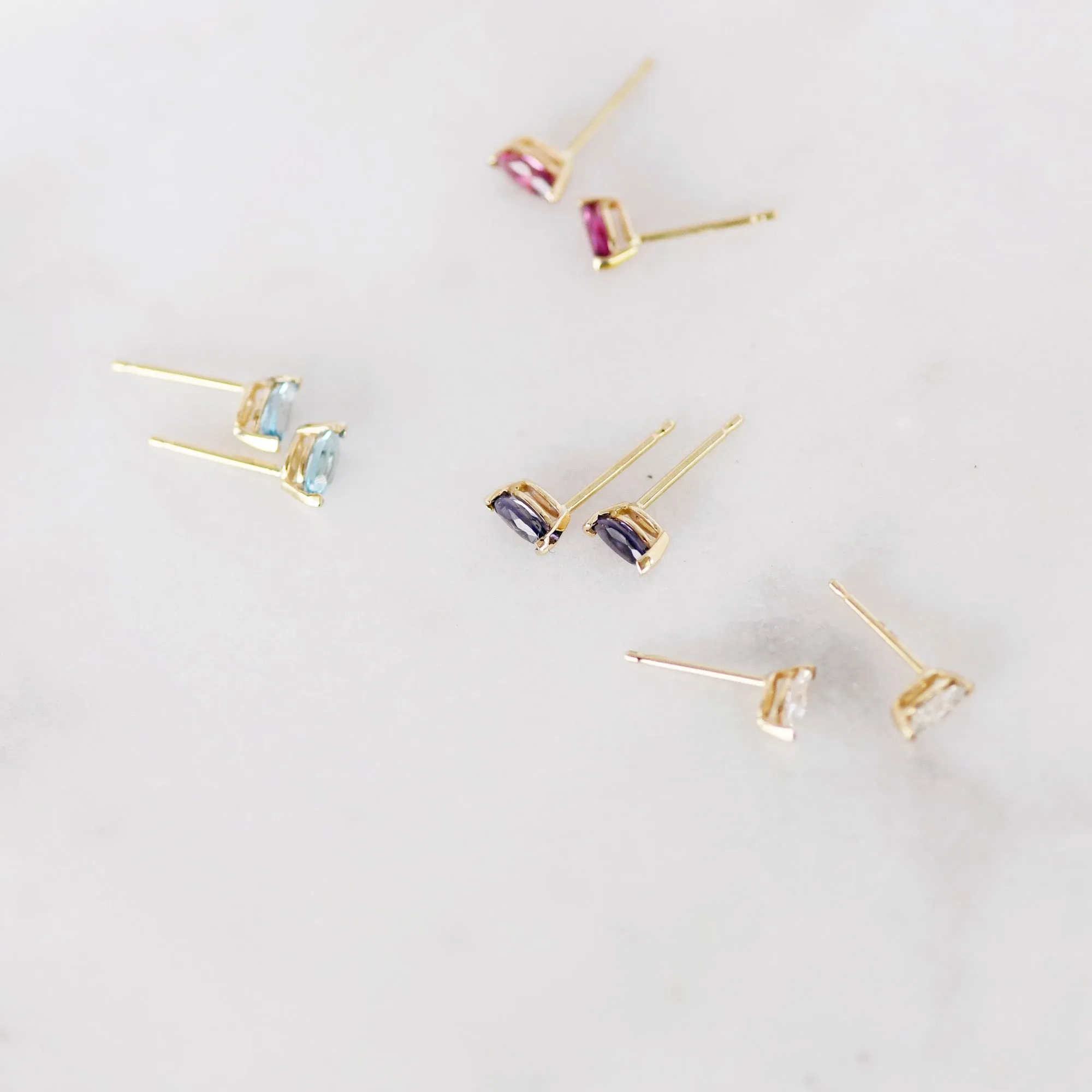 Marquise Wink Studs