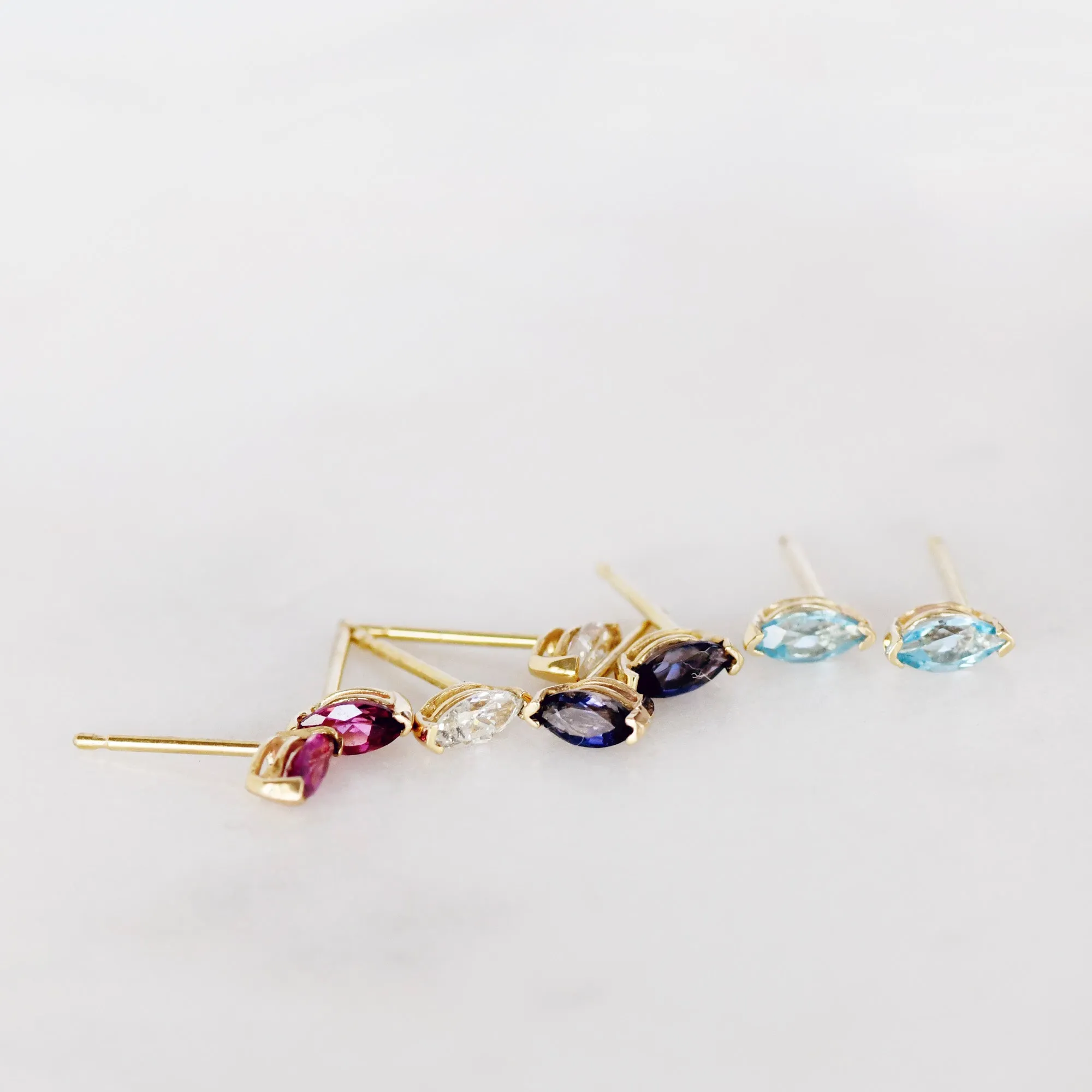 Marquise Wink Studs