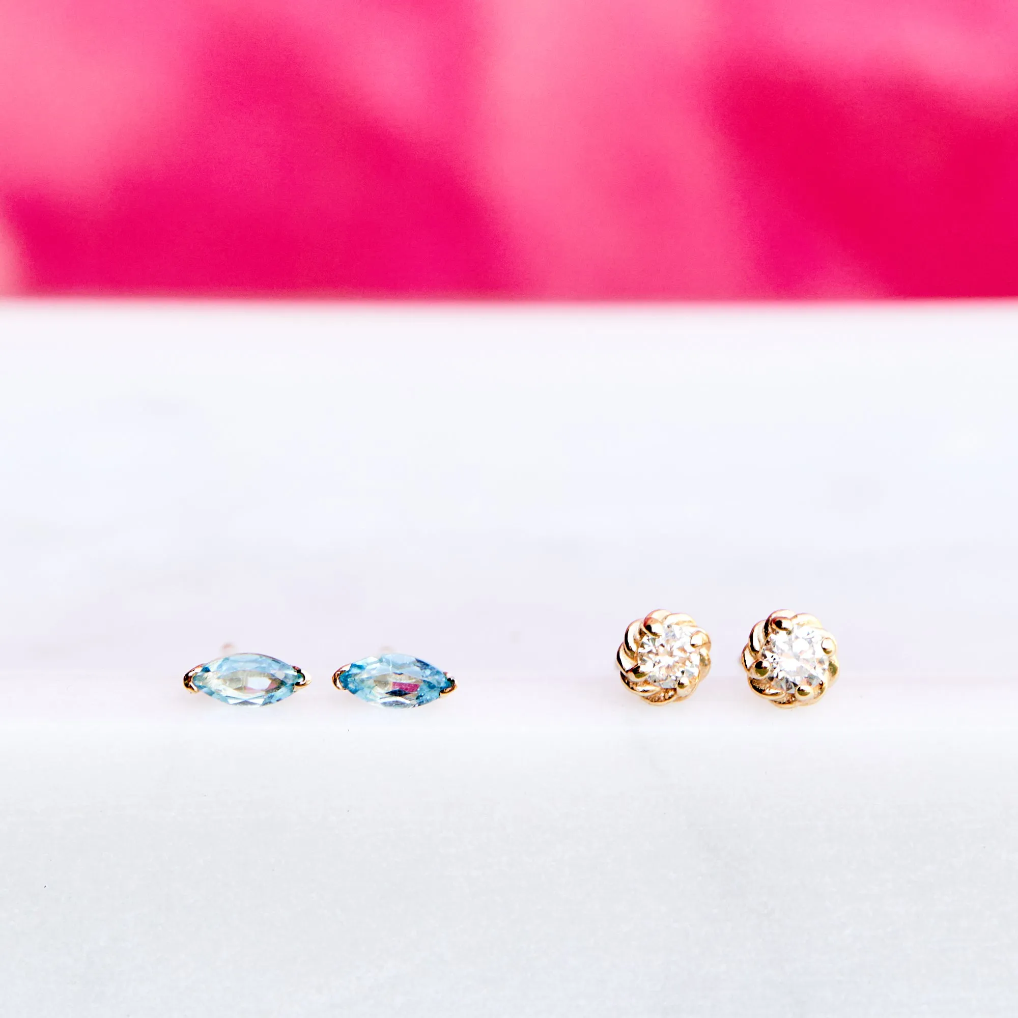 Marquise Wink Studs