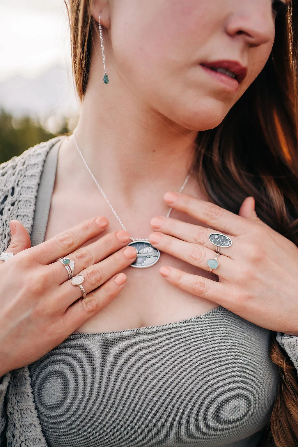 Mountain Stacking Ring