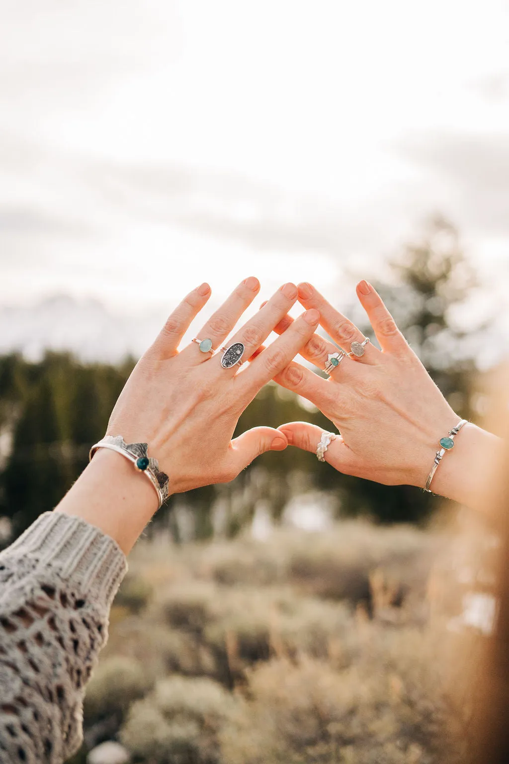 Mountain Stacking Ring