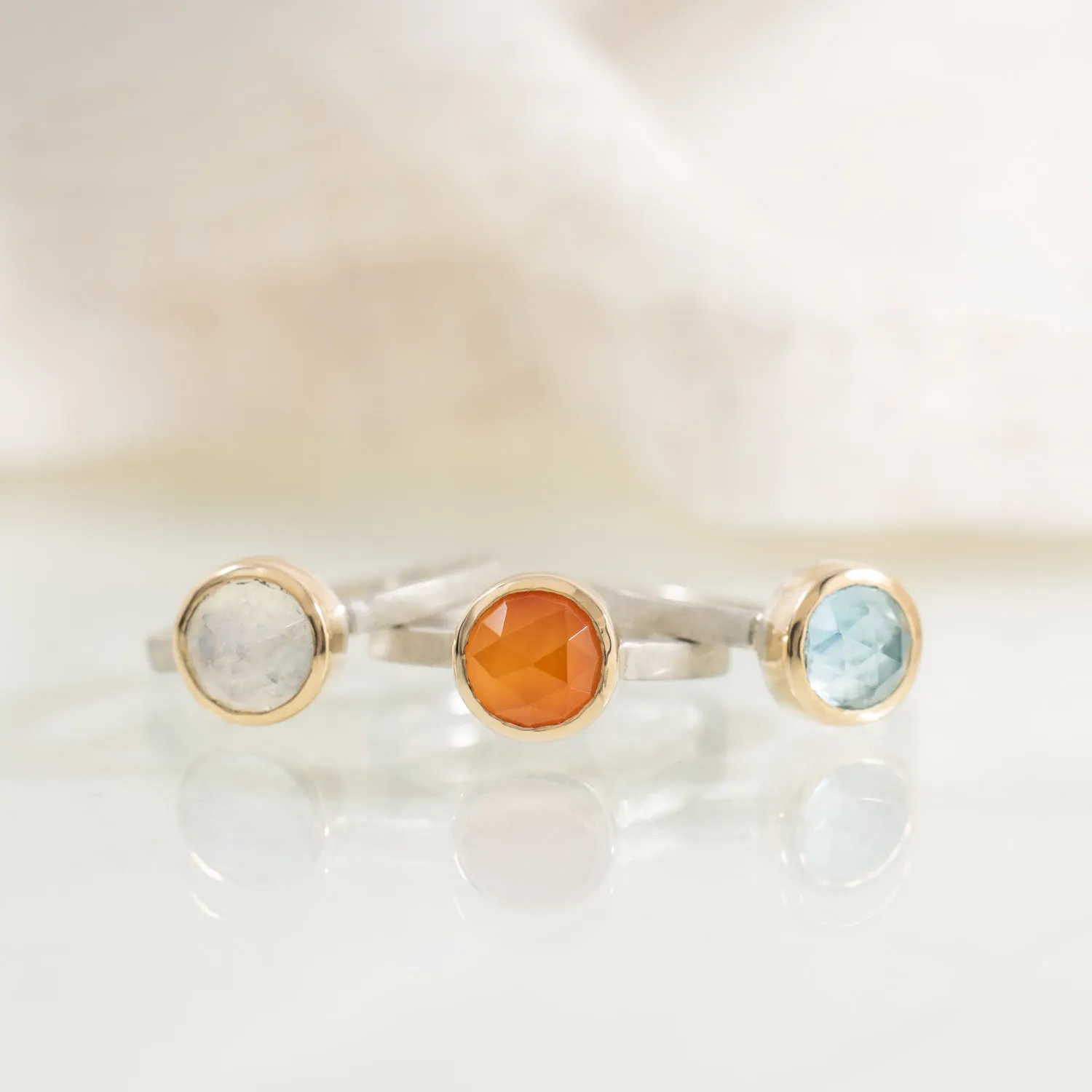 Nadia - gemstone rings