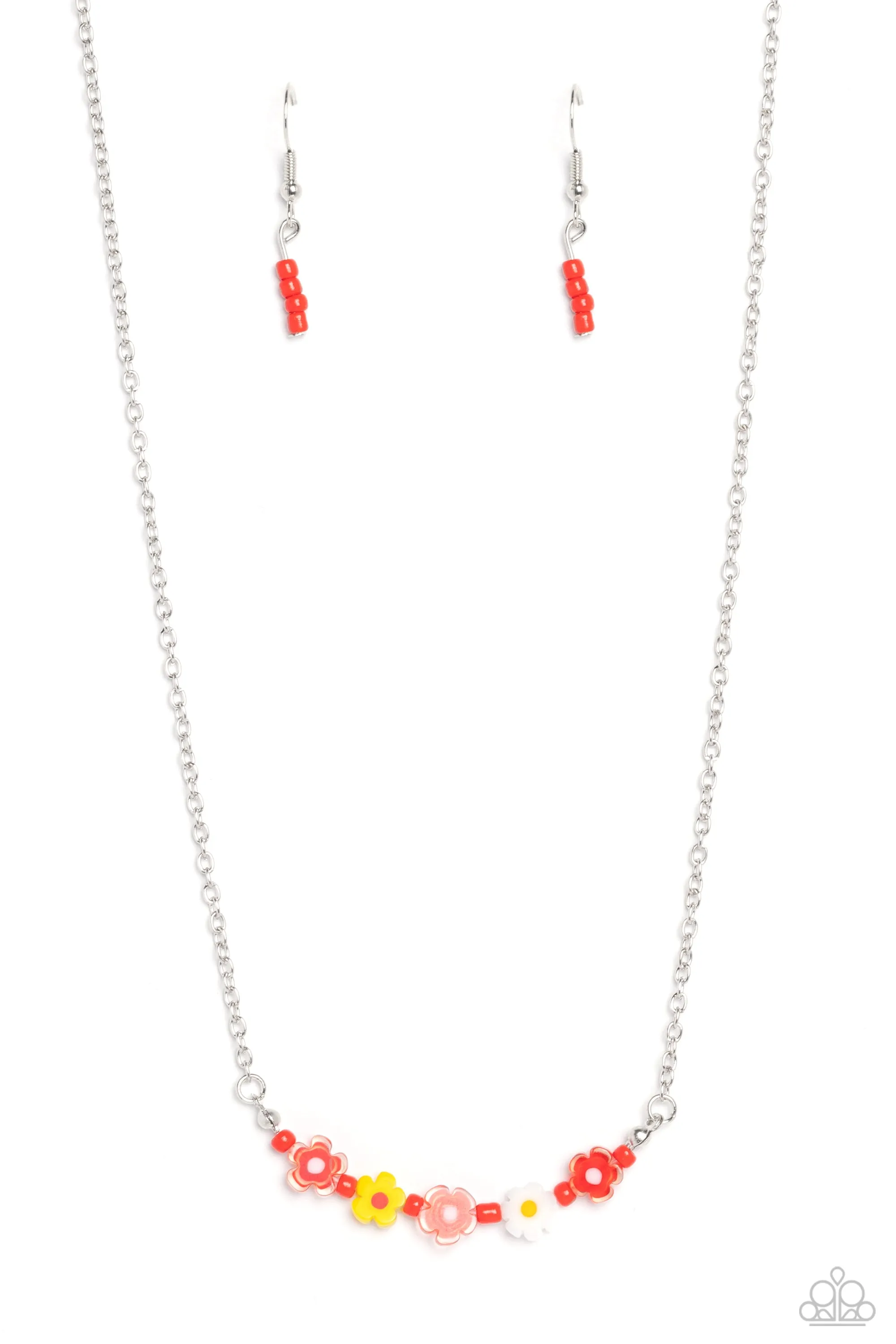 Necklaces BOUQUET We Go - Red N2106