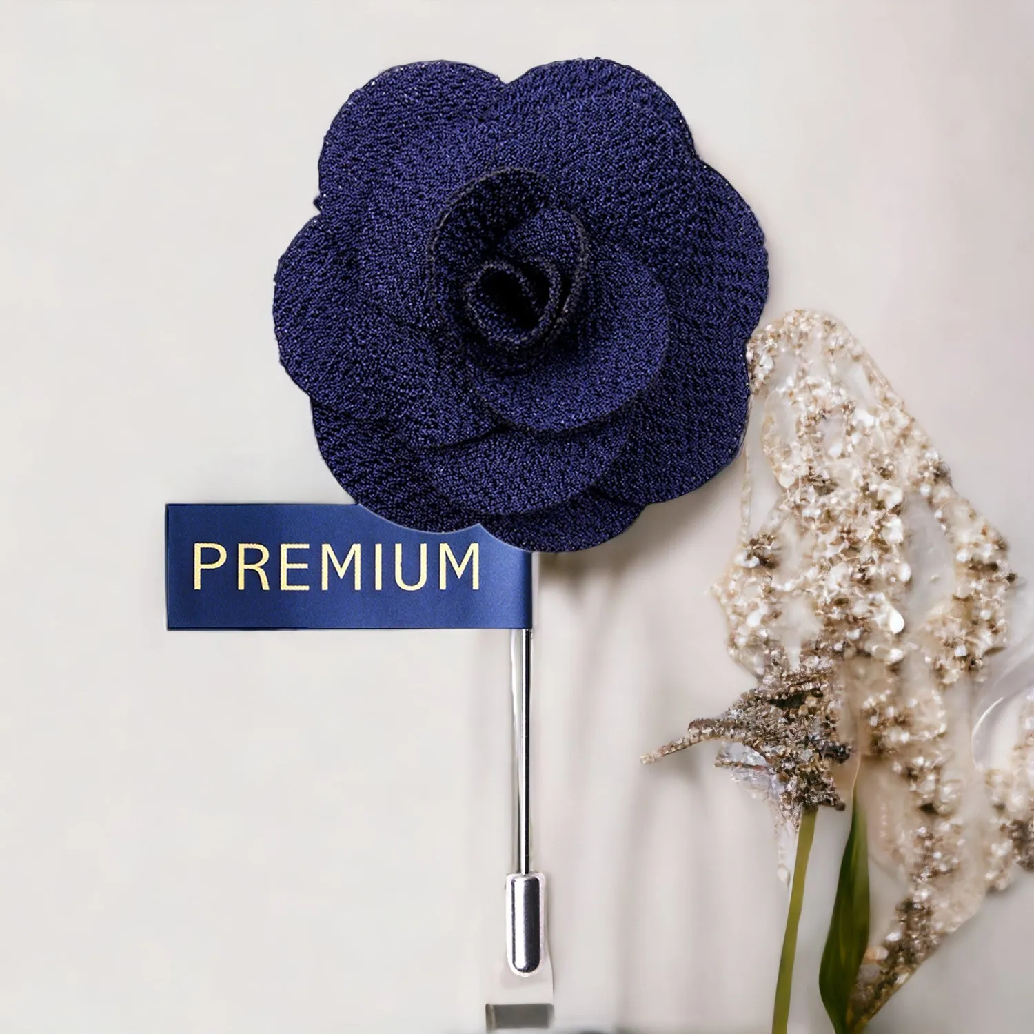 Peluche Brawny Delicacy Blue Brooch