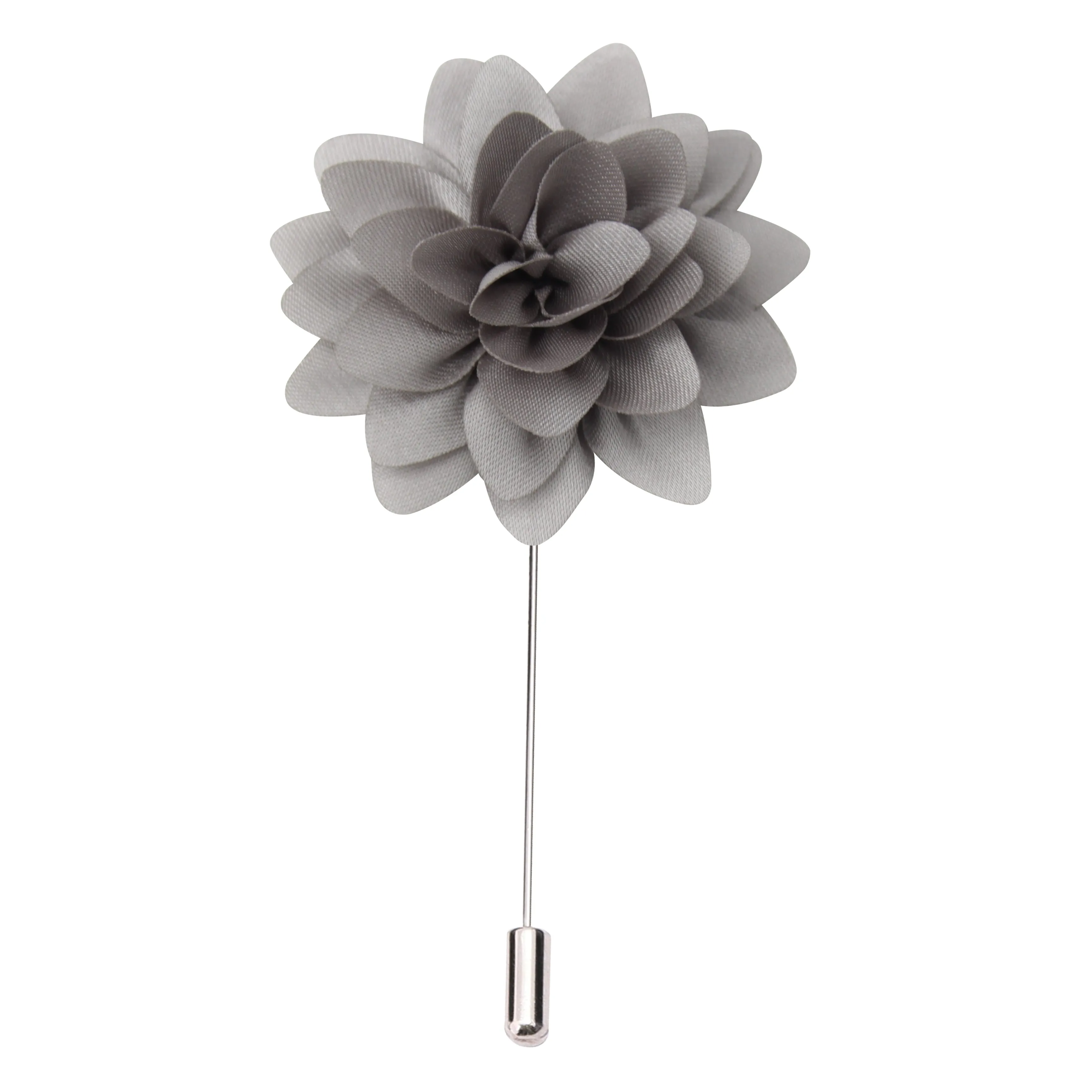 Peluche Elron Petals Grey Brooch Lapel Pin