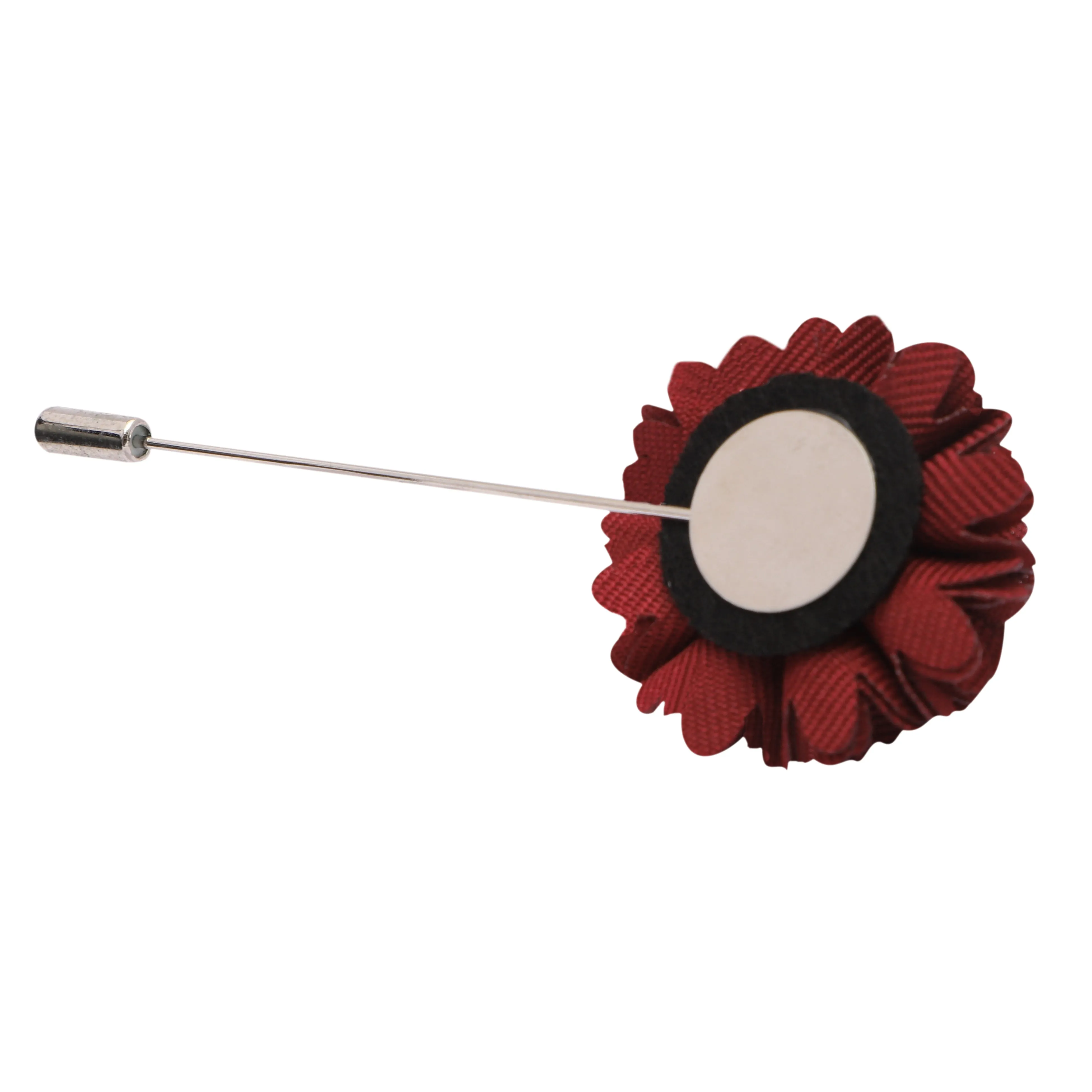 Peluche Fashionable Maroon Brooch For Men