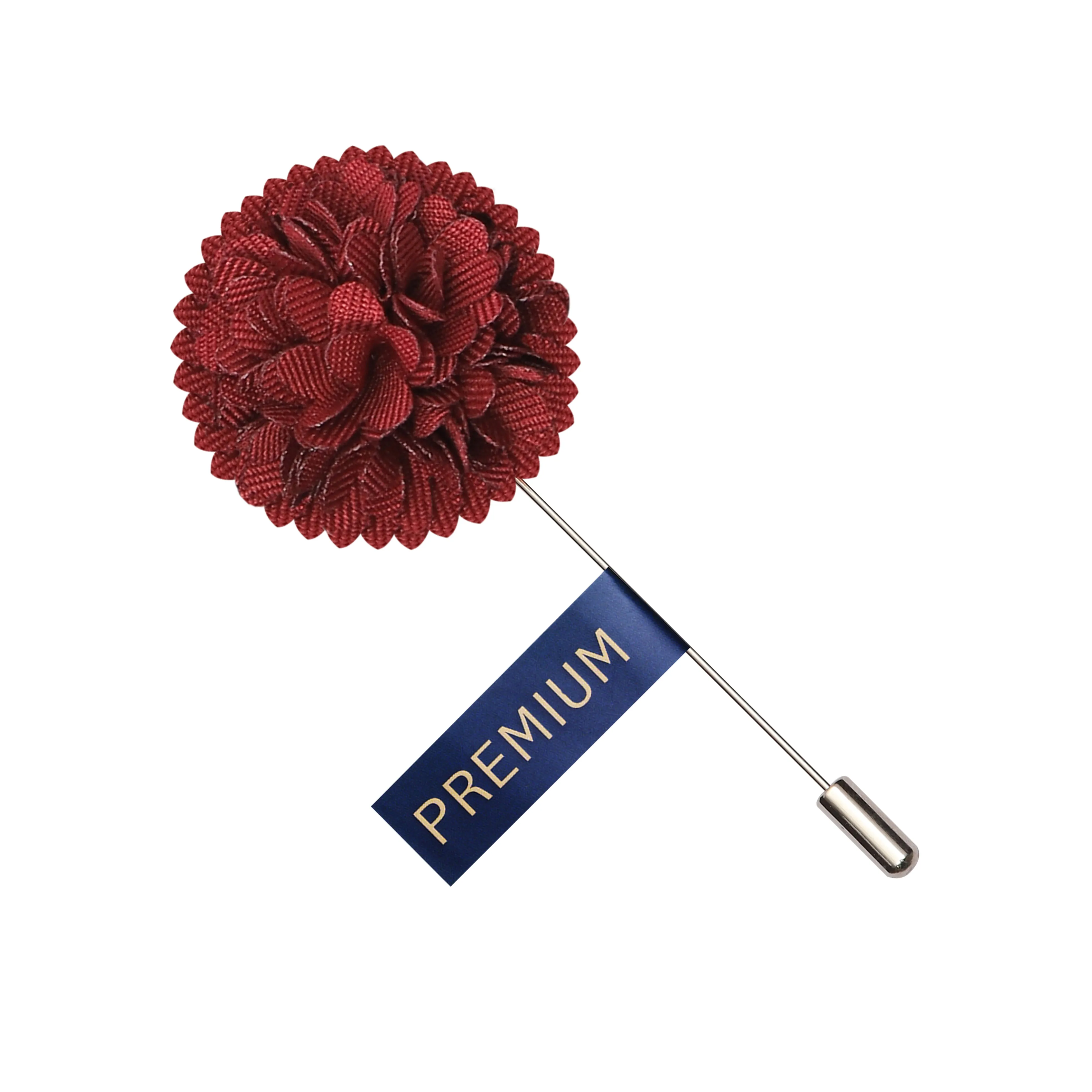 Peluche Fashionable Maroon Brooch For Men