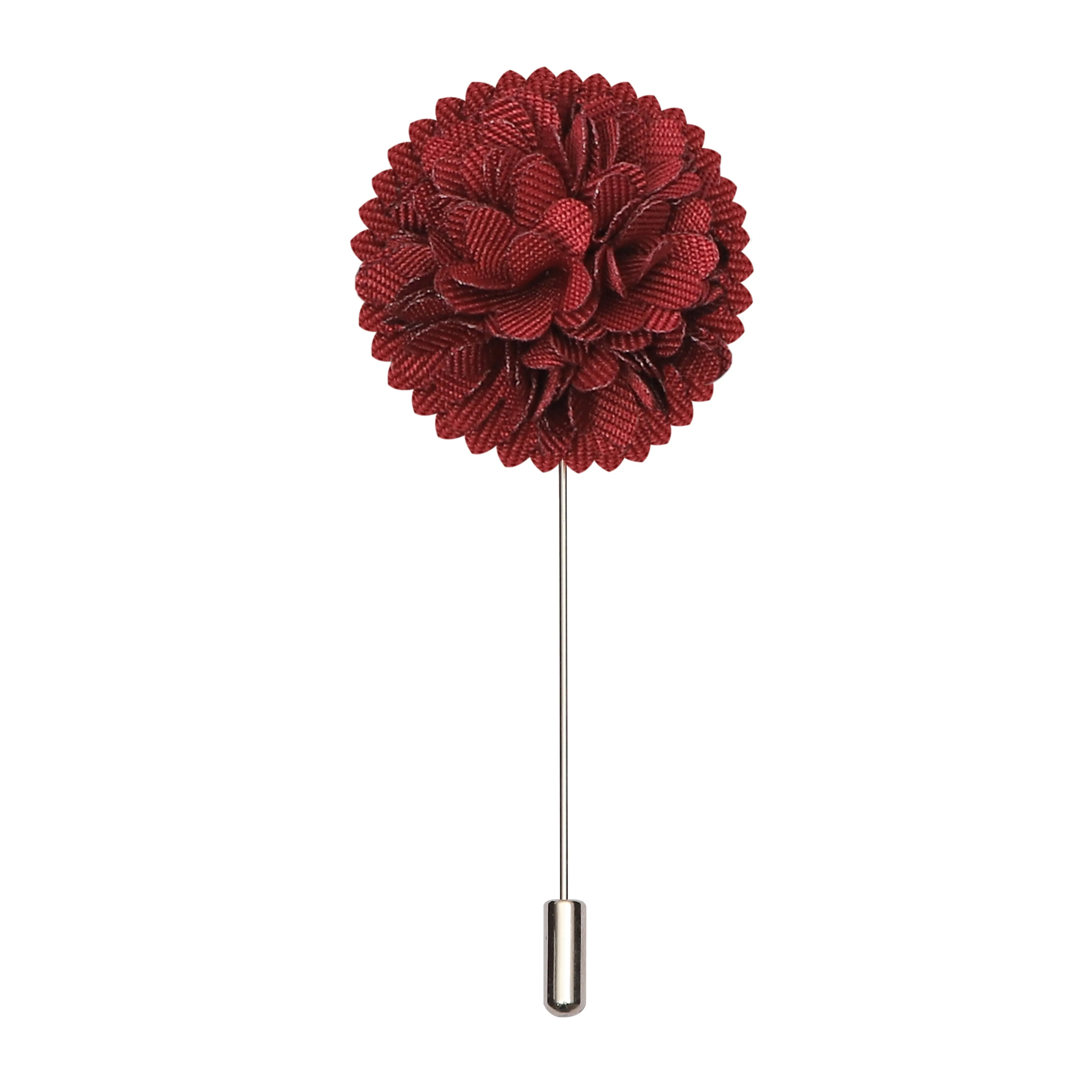 Peluche Fashionable Maroon Brooch For Men