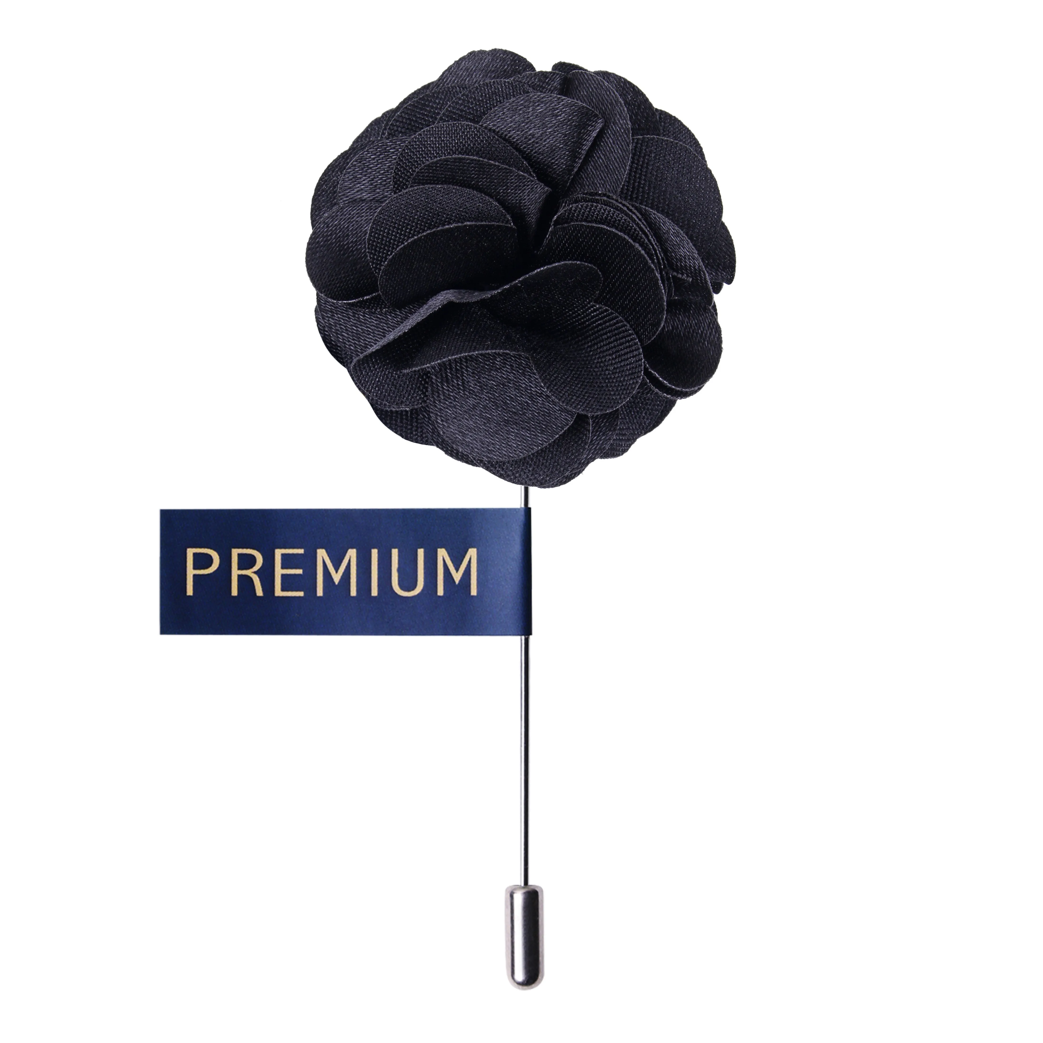 Peluche Ornamental Treat Black Brooch