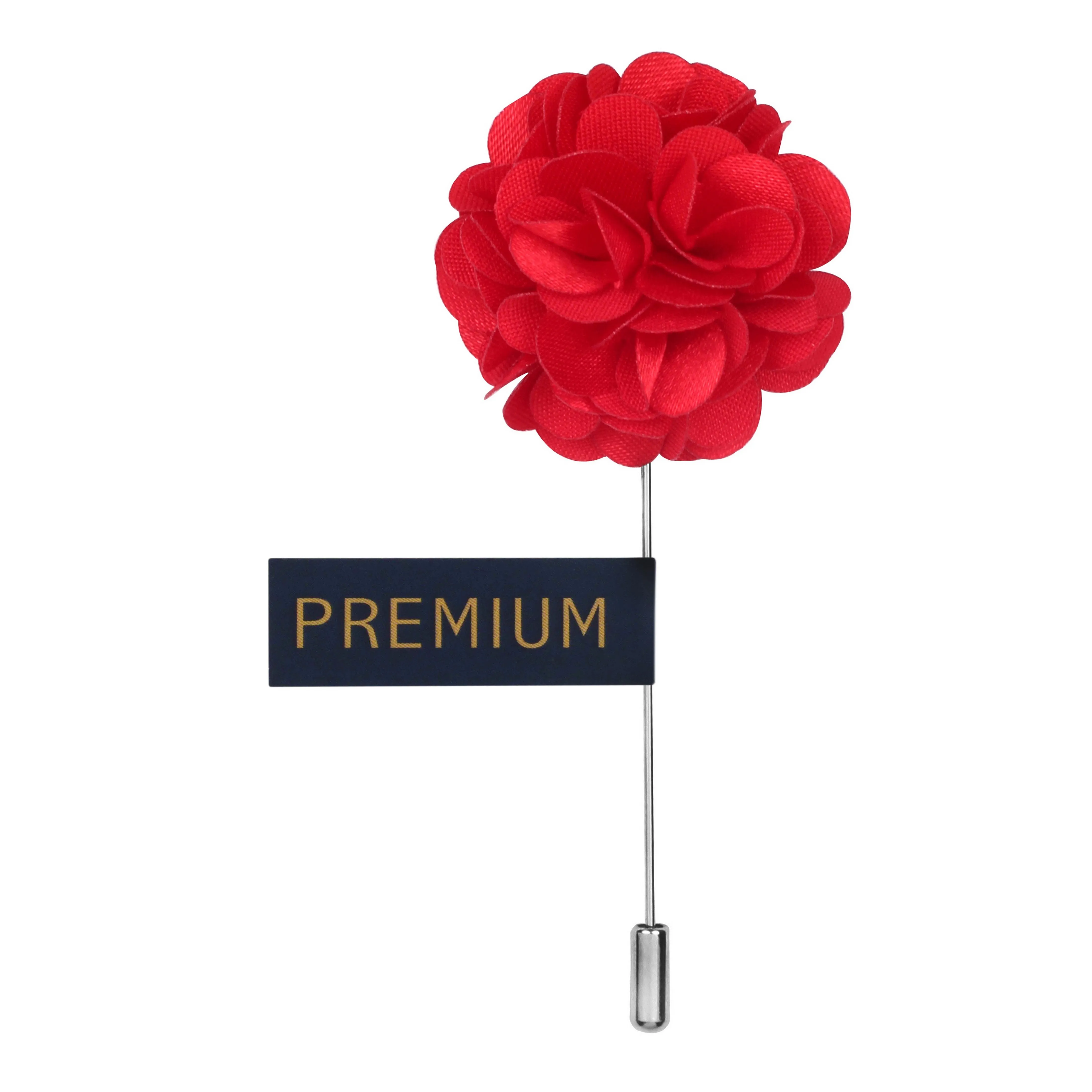 Peluche Petals Red Brooch Lapel Pin