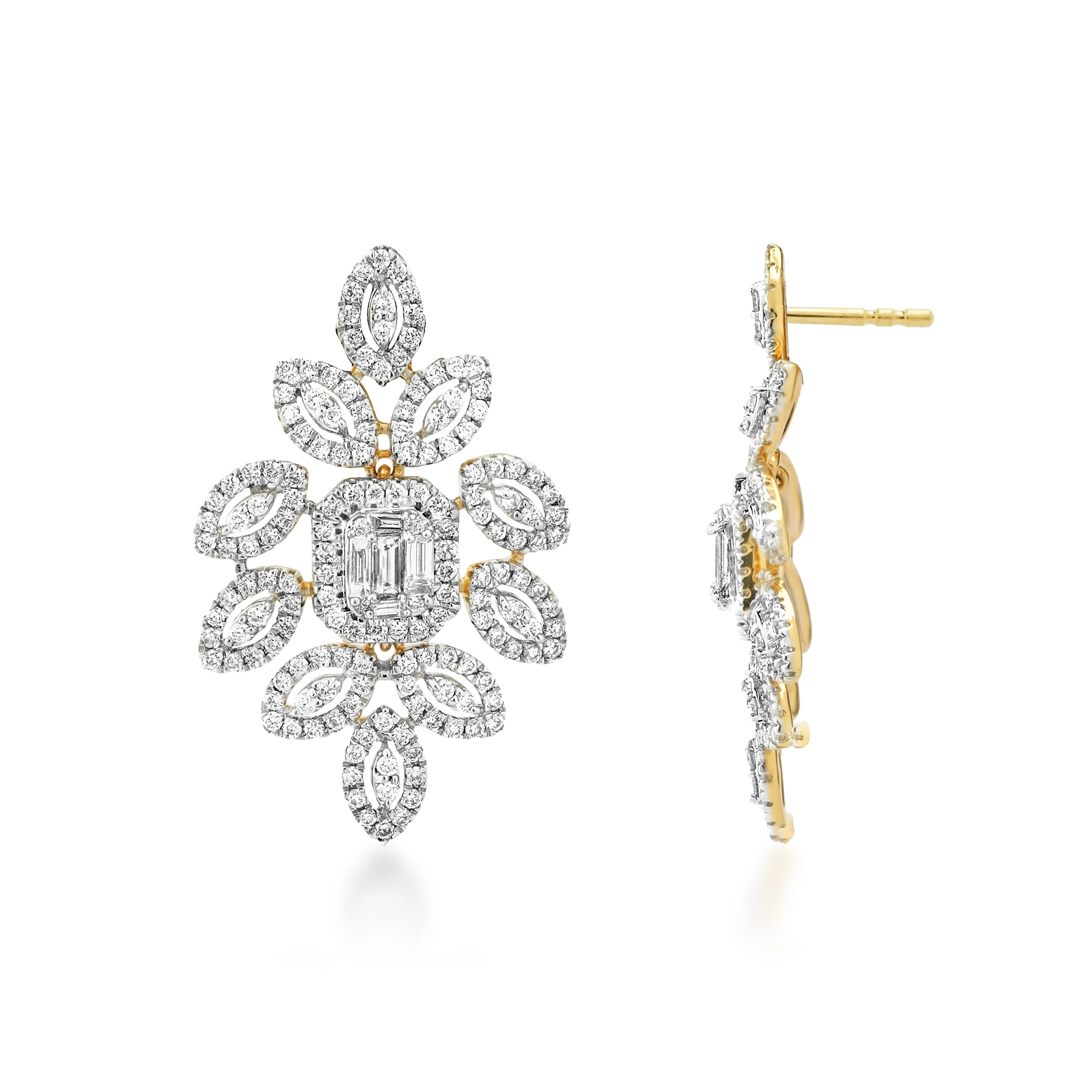 Pluma Diamond Earrings