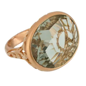 Pomellato 10.19 Carat Prasiolite Cocktail Rose Gold Ring Sz 6 3/4