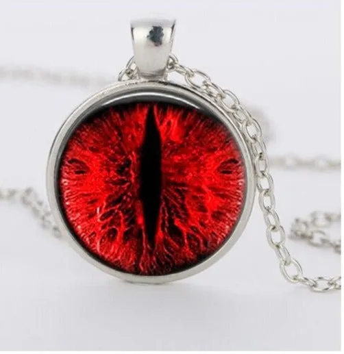 Red Cat Eye Necklace