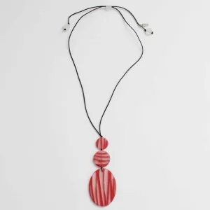 Red Melanie Pendant Necklace