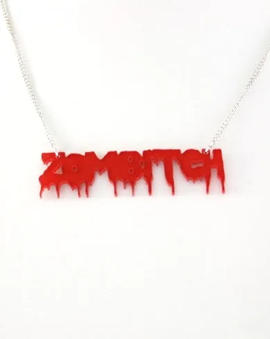 Red Zomb Bitch Necklaces