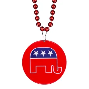 Republican Medallion Bead Necklaces