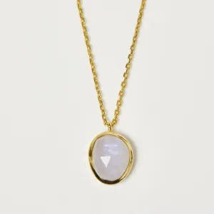 Semi Precious Moonstone Necklace