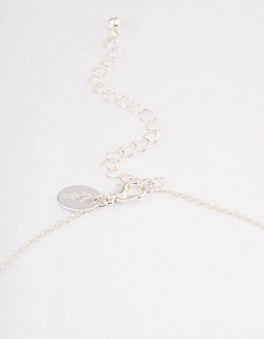 Silver Butterfly Imprint Necklace