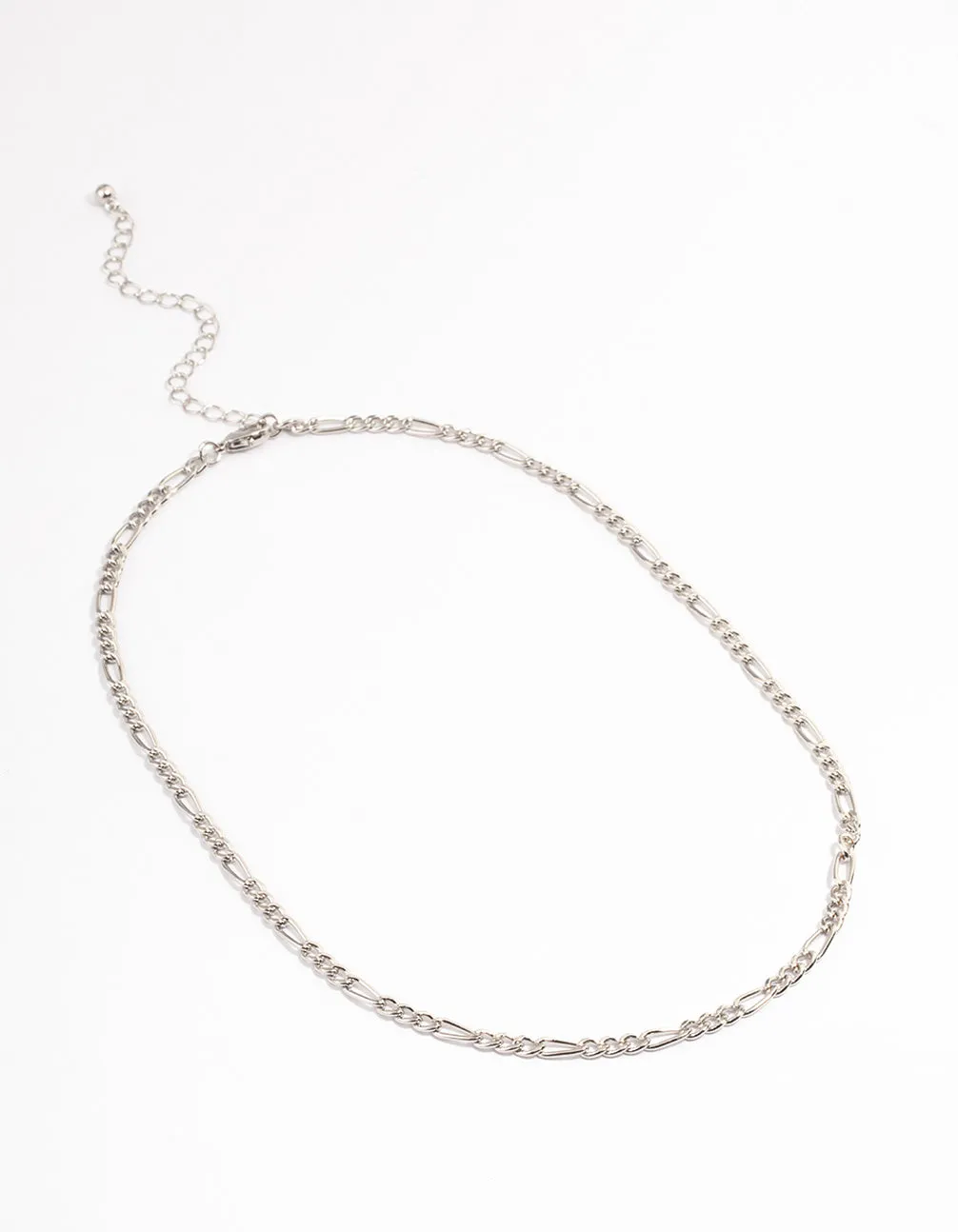 Silver Figaro Chain Necklace