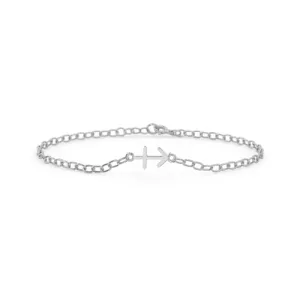 Silver Sagittarius Zodiac Bracelet