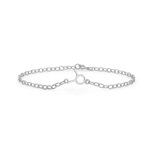 Silver Taurus Zodiac Bracelet