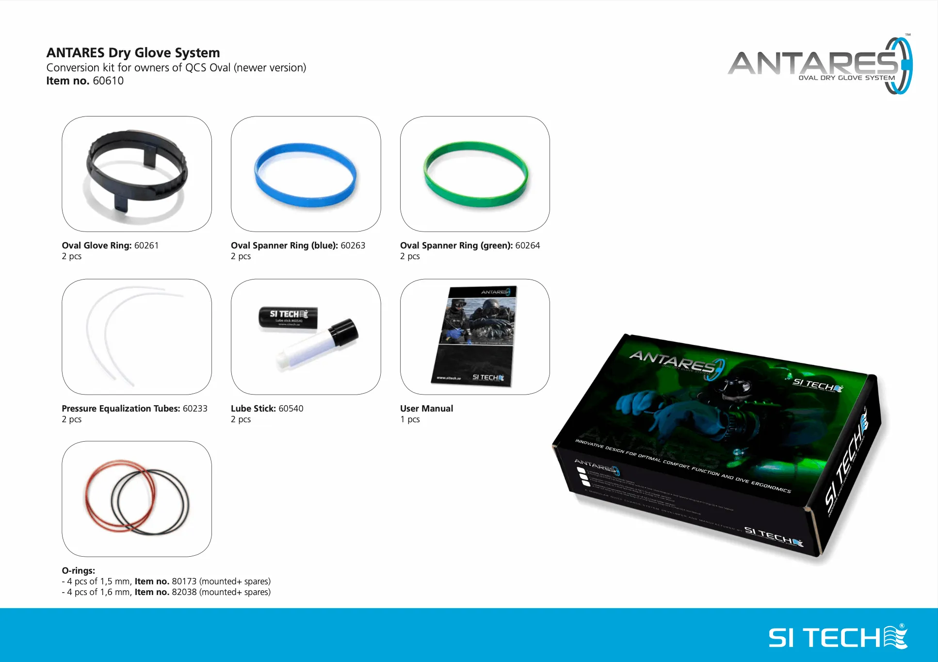 SiTech Antares Set (Glove and Spanner Rings)