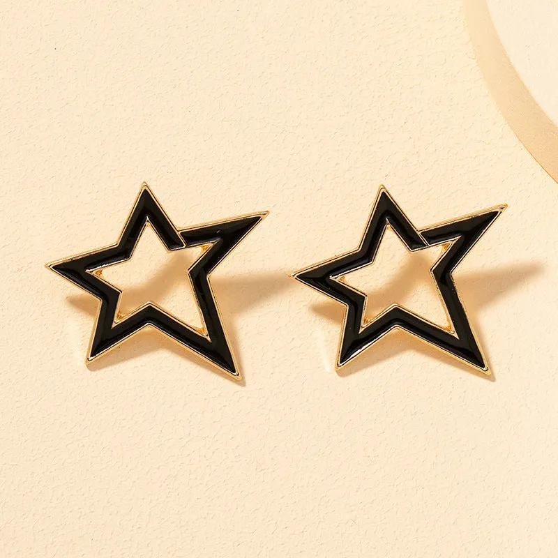 Starlit Asymmetry Earrings - Vienna Verve Collection