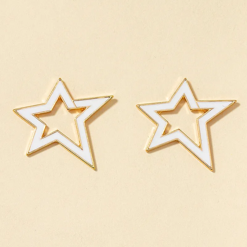 Starlit Asymmetry Earrings - Vienna Verve Collection