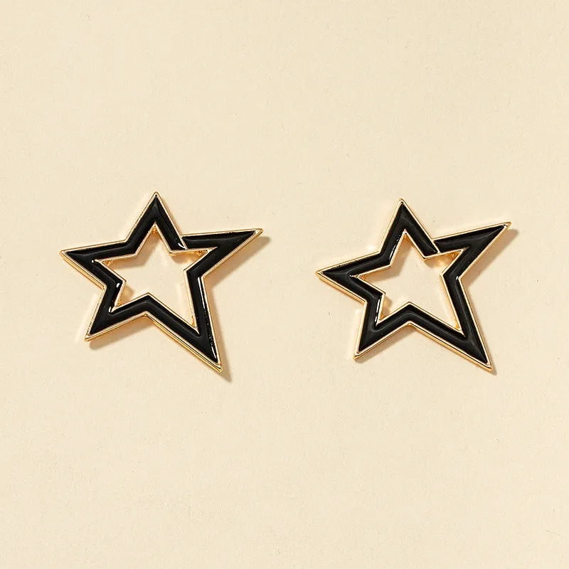 Starlit Asymmetry Earrings - Vienna Verve Collection