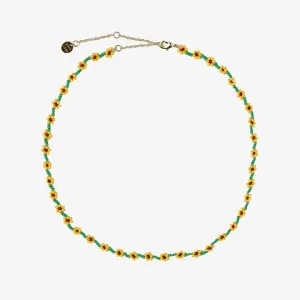 Sunflower Seed Bead Choker