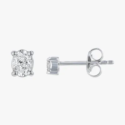 The Noémie Round Diamond Stud Earrings