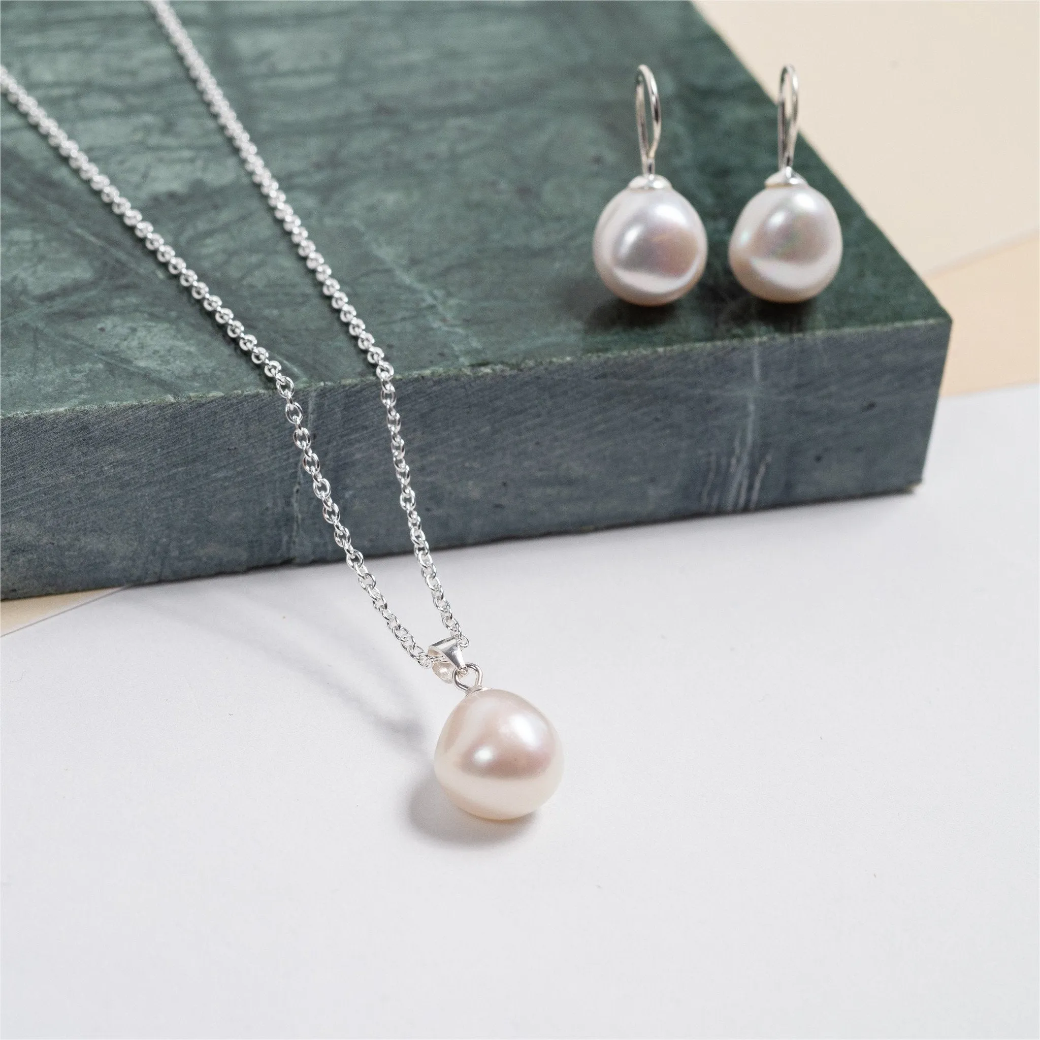 Triora Baroque Pearl & Sterling Silver Pendant