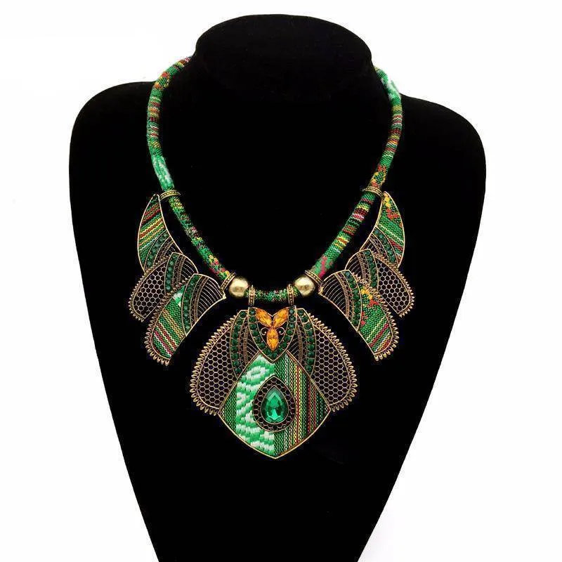 Vintage ethnic bohemian Choker necklace